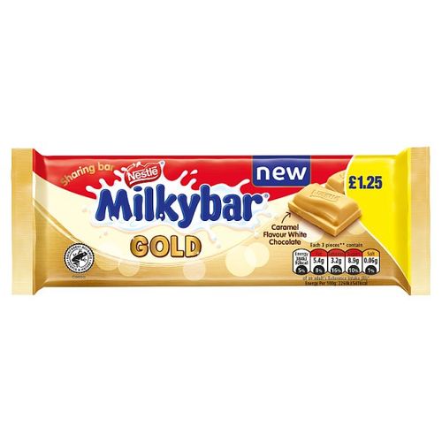 Milkybar Gold Caramel Flavour White Chocolate Pm £1.25 85g