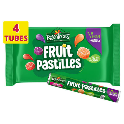 Rowntree's Fruit Pastilles Sweets 4 Pack Multipack 164g