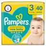 Pampers Premium Protection New Baby Size 3, 40 Nappies, 6kg - 10kg, Essential Pack