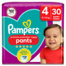 Pampers Premium Protection Nappy Pants Size 4, 30 Nappies, 9kg - 15kg, Essential Pack