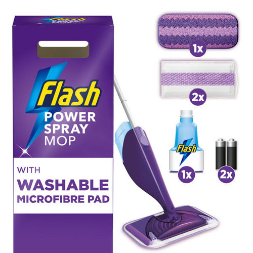 Flash Power Spray Mop Floor Cleaner All-in-One Starter Kit