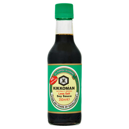 Kikkoman Less Salt Soy Sauce 250ml