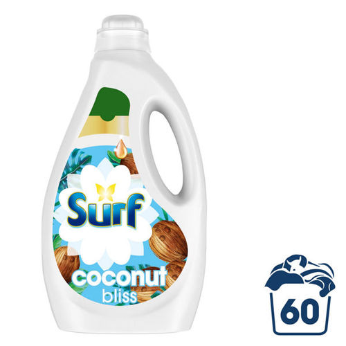 Surf  Concentrated Liquid Laundry Detergent Coconut Bliss 1.62 L (60 washes)