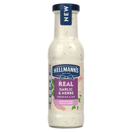 Hellmann's Real Garlic & Herb Salad Dressing & Dip 250 ml