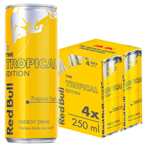 Red Bull Tropical Edition Tropical Fruits Energy Drink 4x250ml