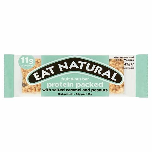 Eat Natural Fruit & Nut Bar Protein Packed with Salted Caramel and