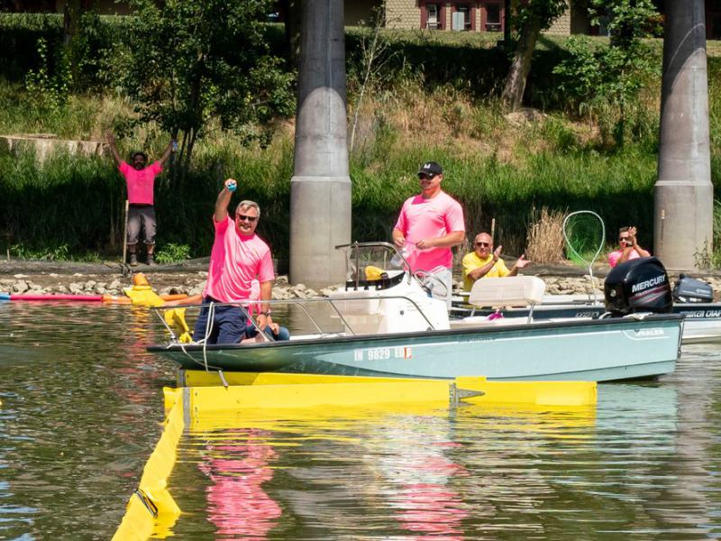 Weigand duck race community event