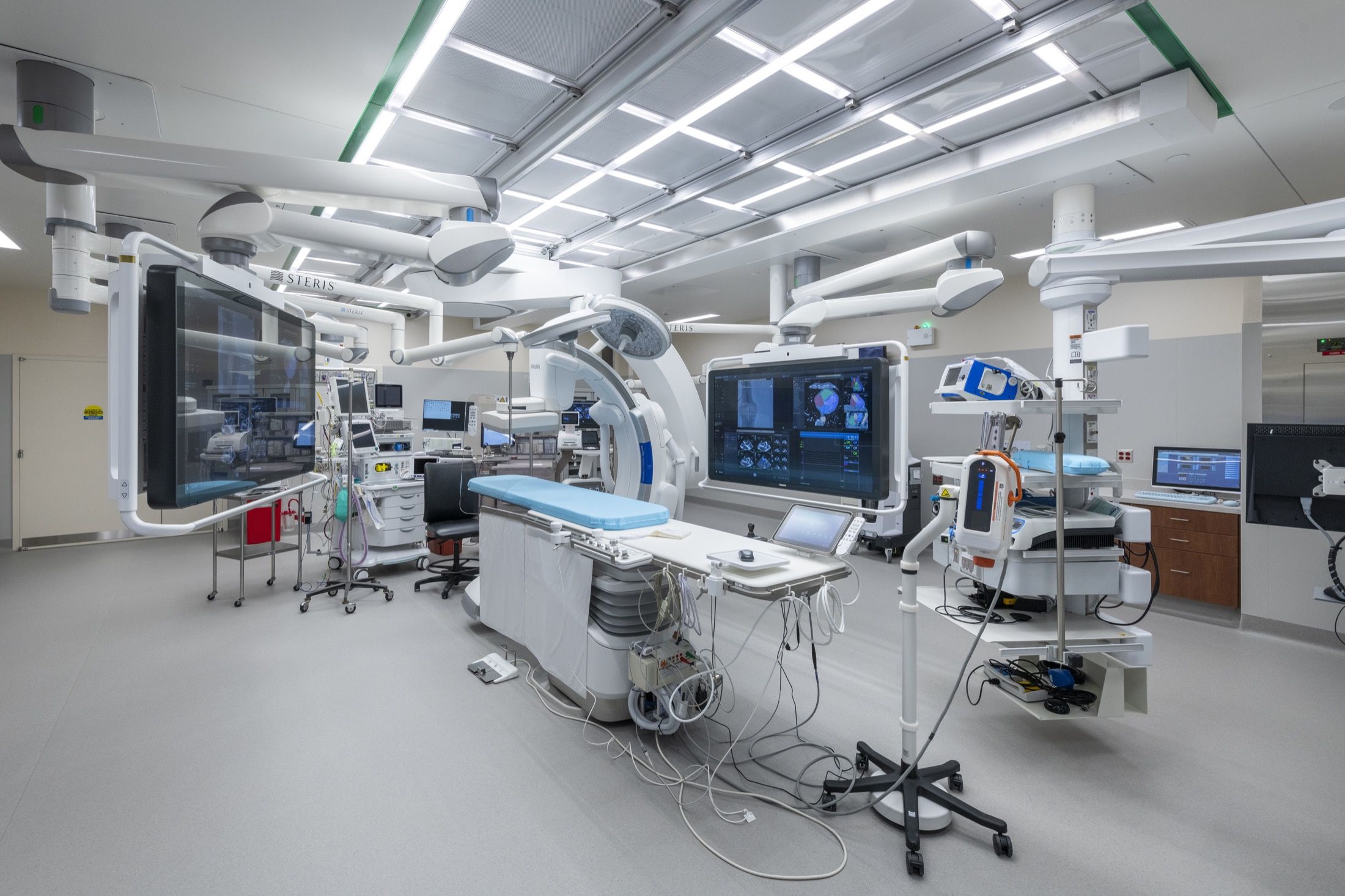Healthcare facility hallway