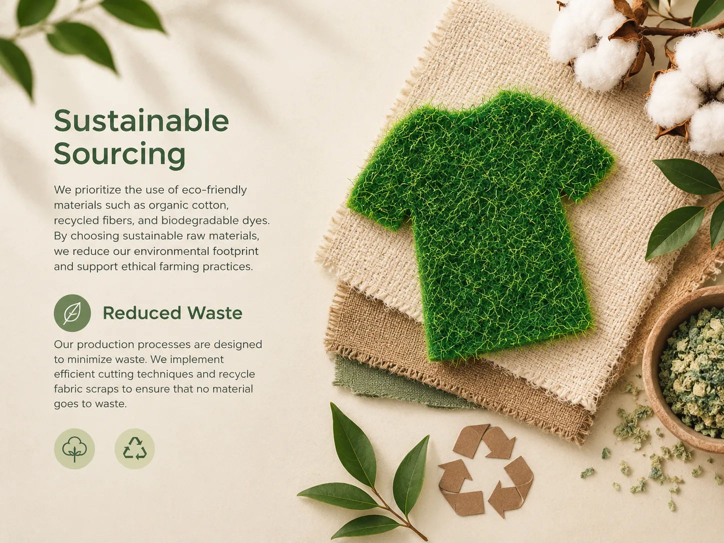 Sustainable Sourcing Eco Still Life