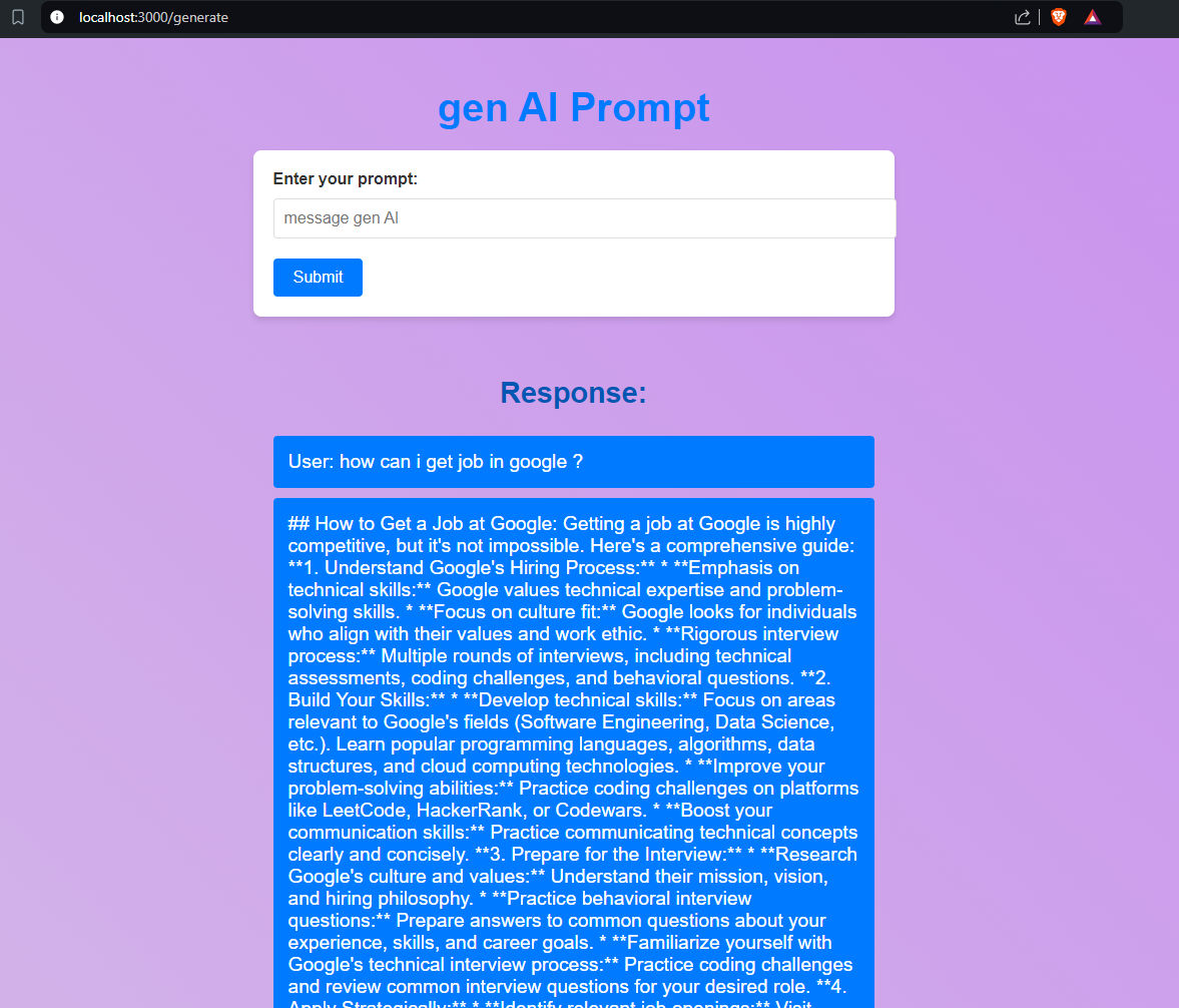 Gen AI Preview 1