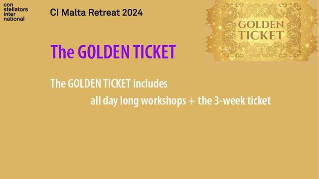 CI Malta Retreat 2024, The GOLDEN TICKET