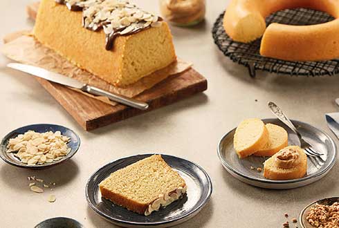 الفرق بين الباوندكيك والكيكة الأسفنجية