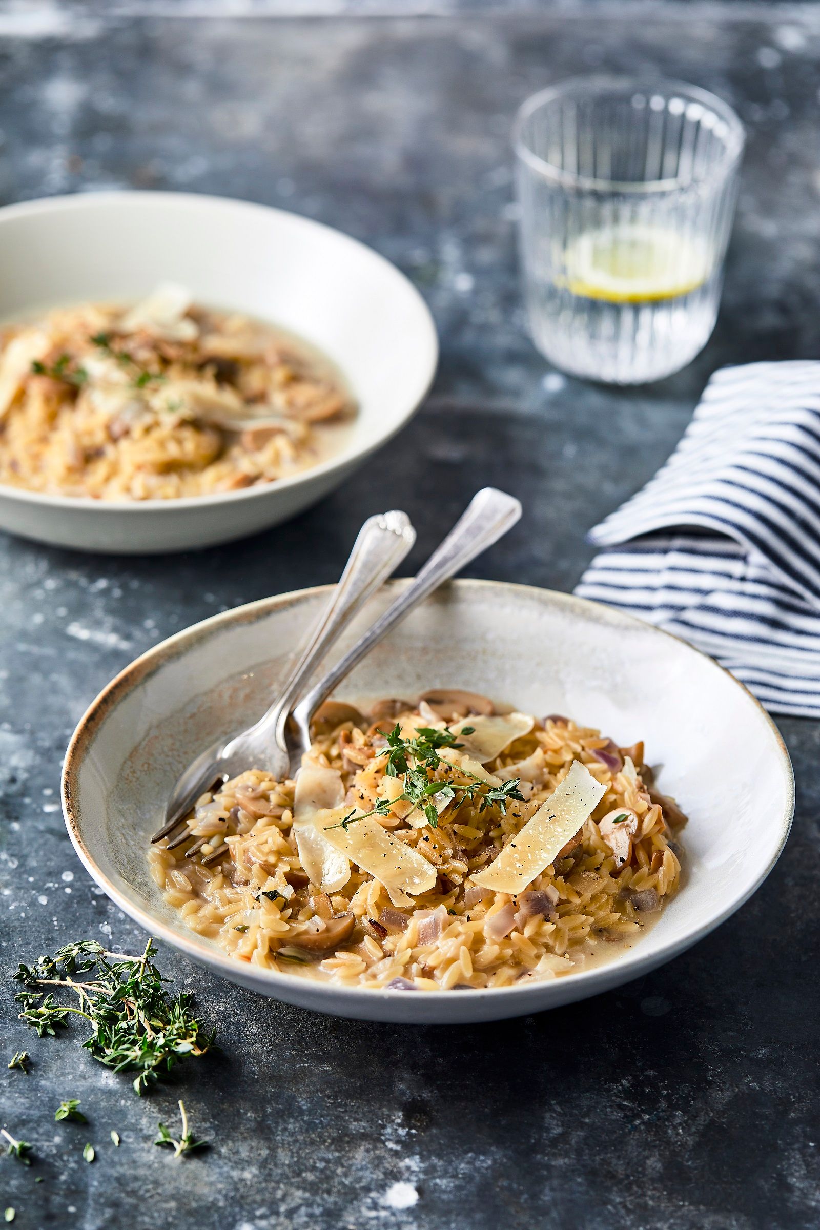 Goody Mushroom and Truffle Orzo Risotto Mushroom and Truffle Orzo Risotto