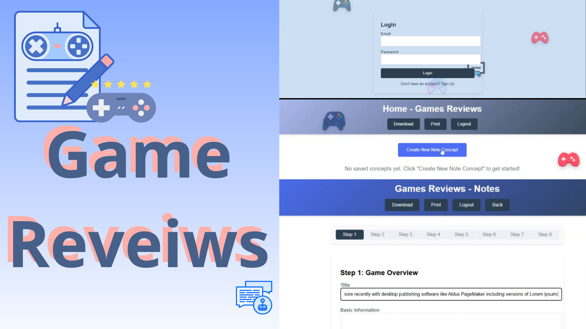 E-commerce Game Reviews