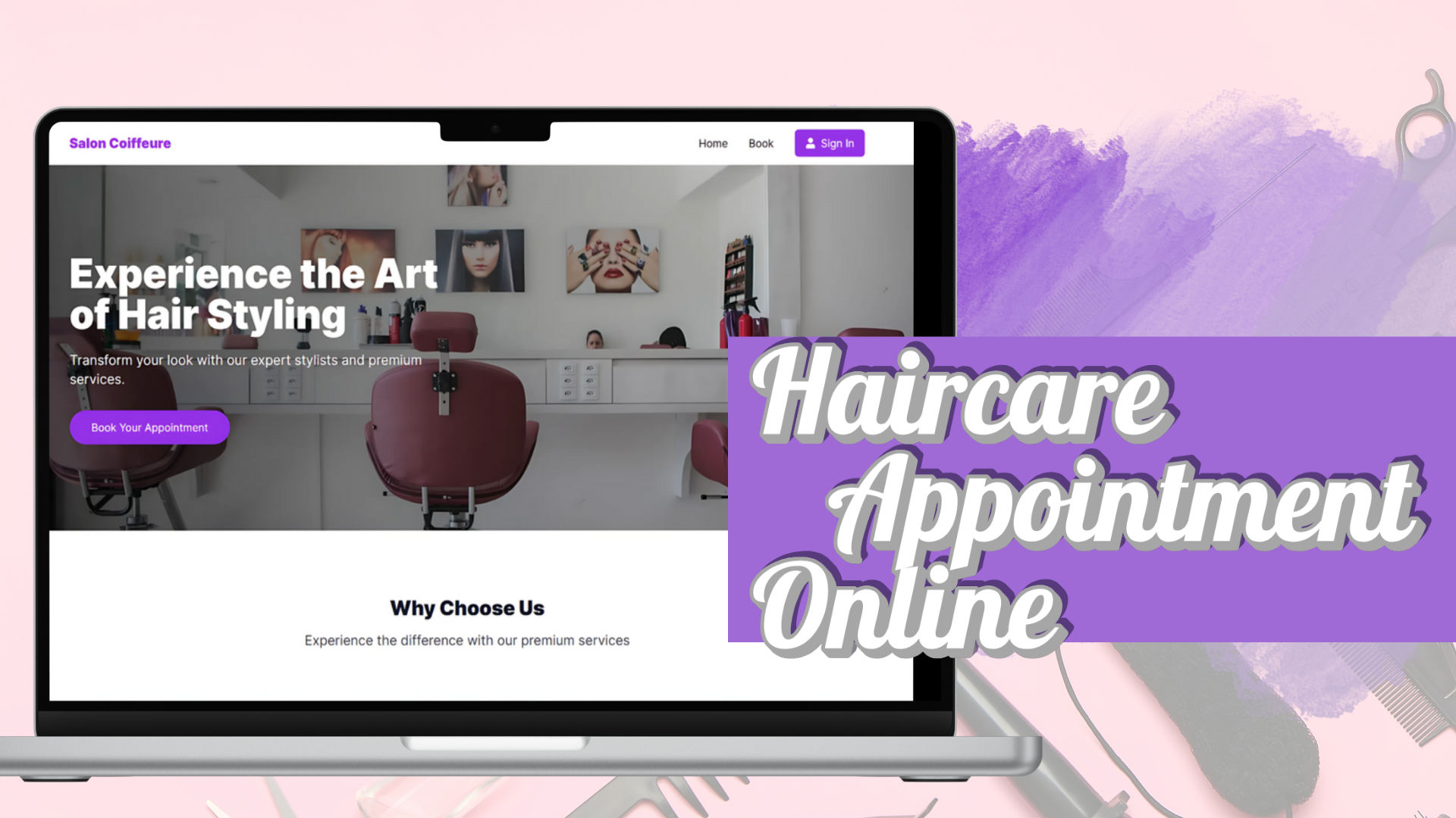 E-commerce Hairdresser appointment