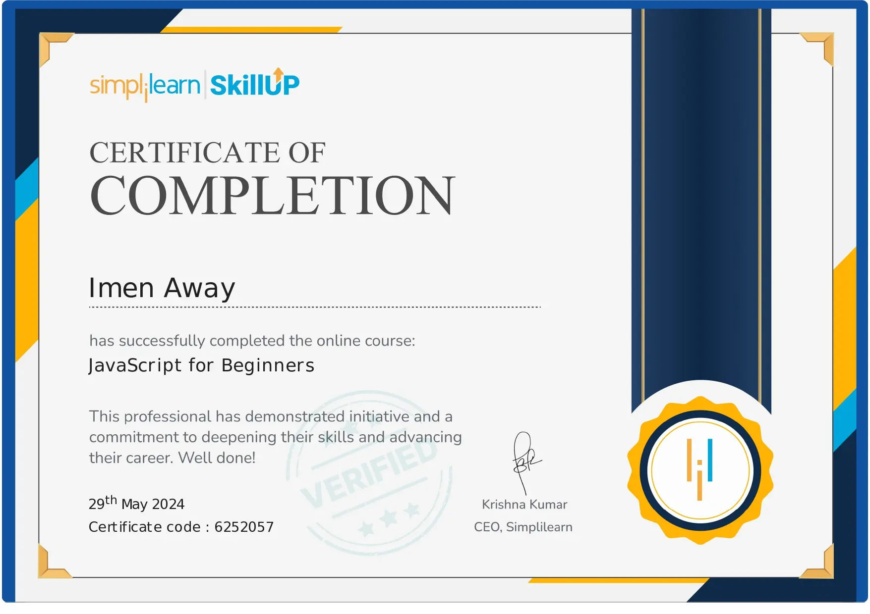 Responsive Design Certificate