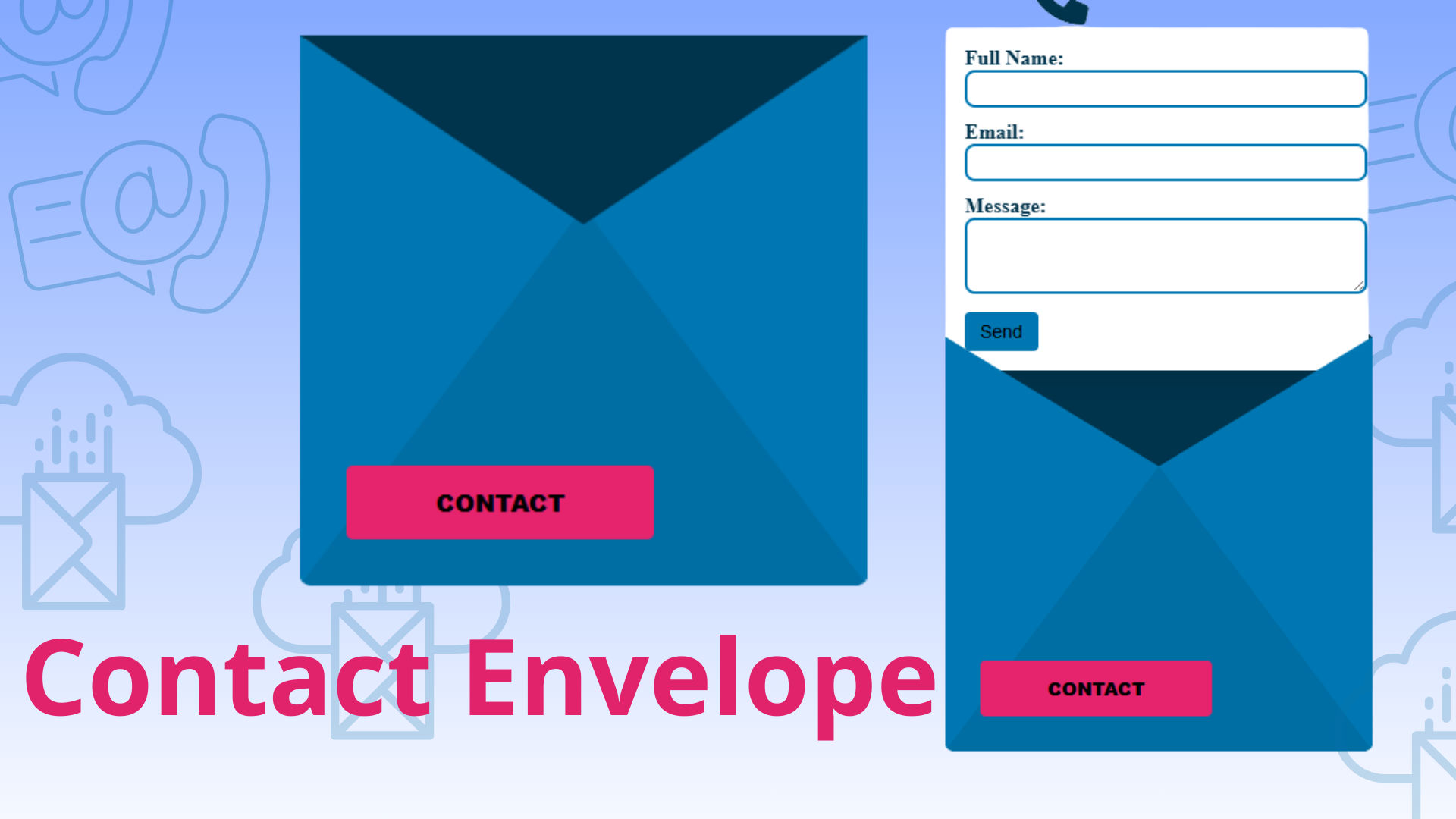 contact form envelope
