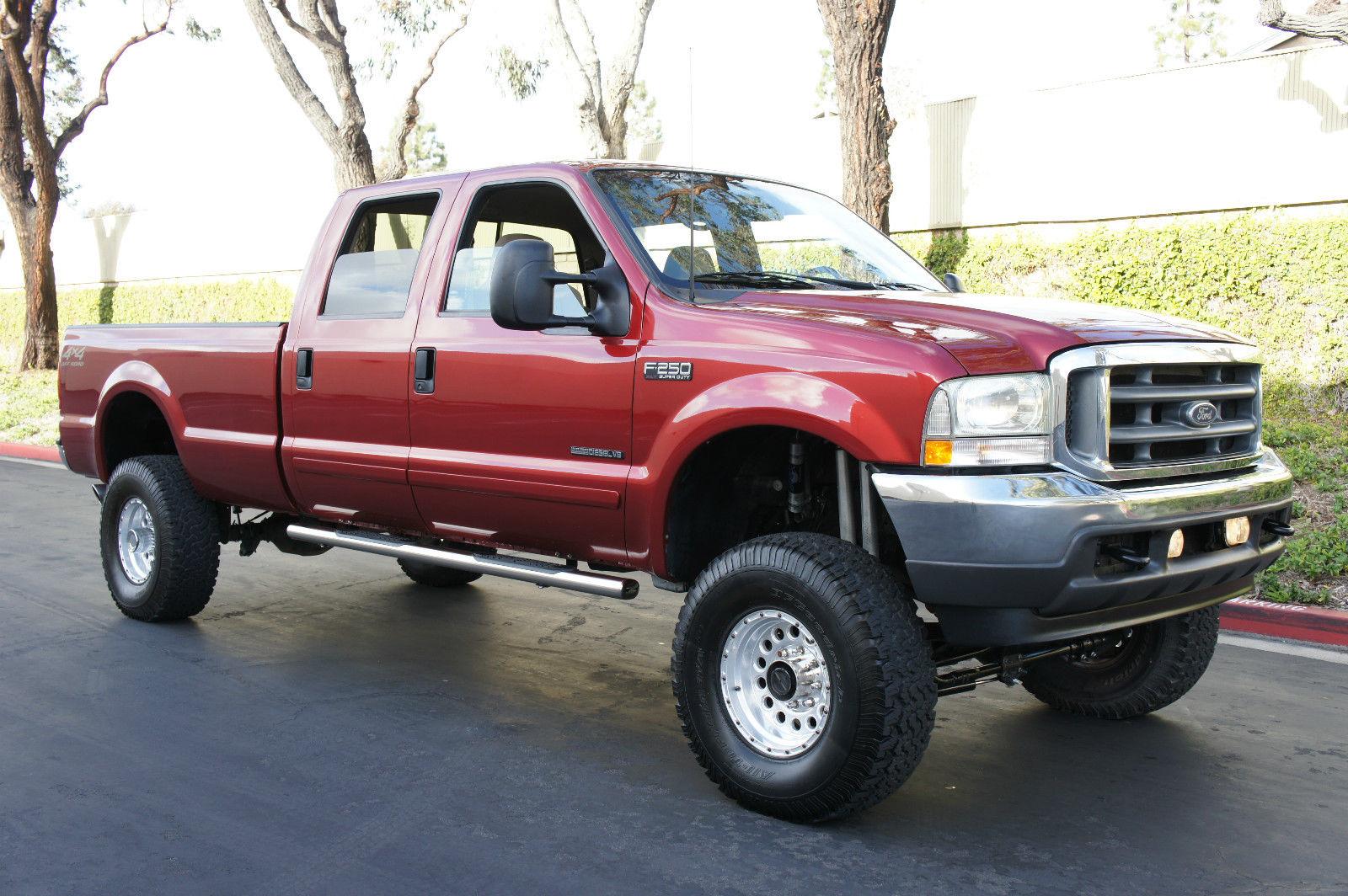 2002 Ford F 250 78k Diesel 4×4 Lifted trucks for sale