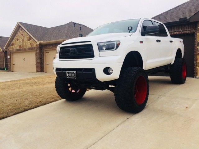 LED lights 2013 Toyota Tundra Rock Warrior lifted @ Lifted trucks for sale