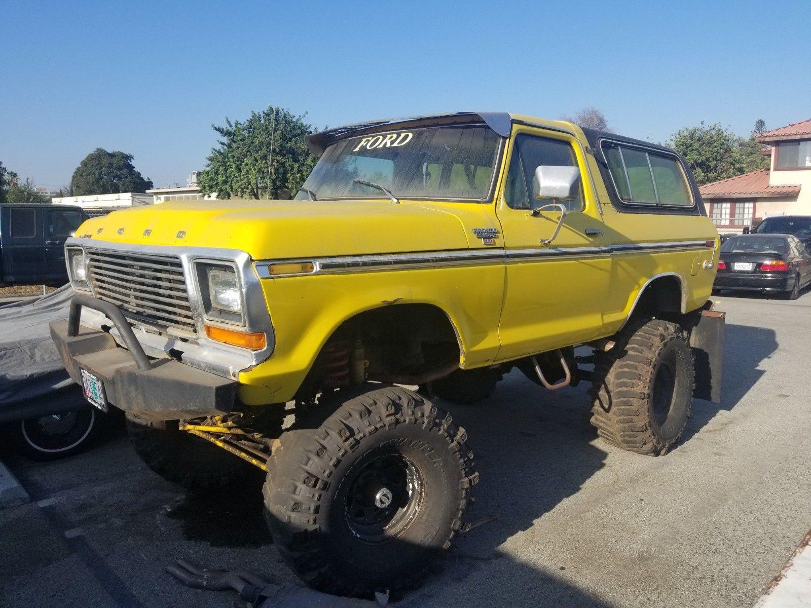 For sale custom built 1979 Ford Bronco Ranger lifted