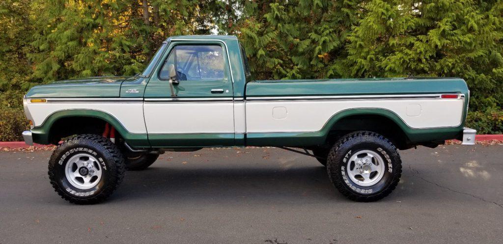 vintage 1979 Ford F 250 Ranger lifted