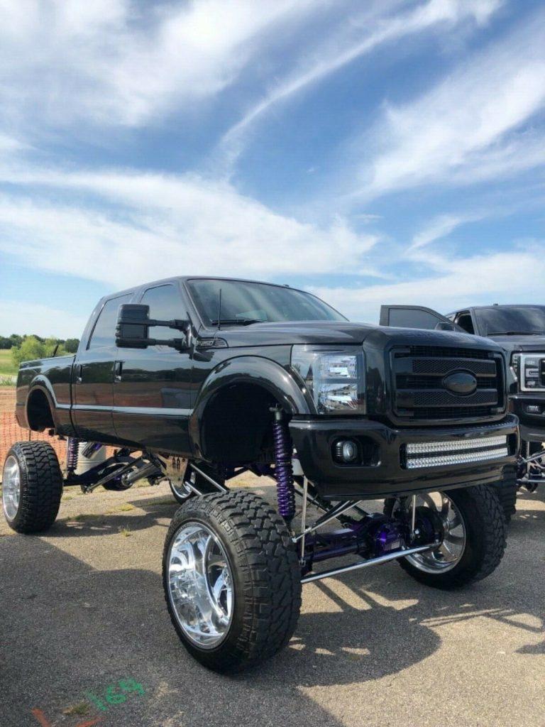 every option available 2014 Ford F 250 Platinum lifted