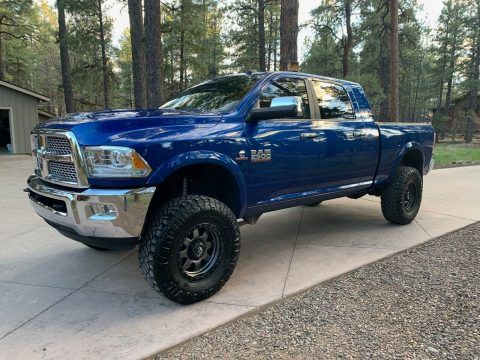 low miles 2015 Ram 2500 Laramie lifted for sale