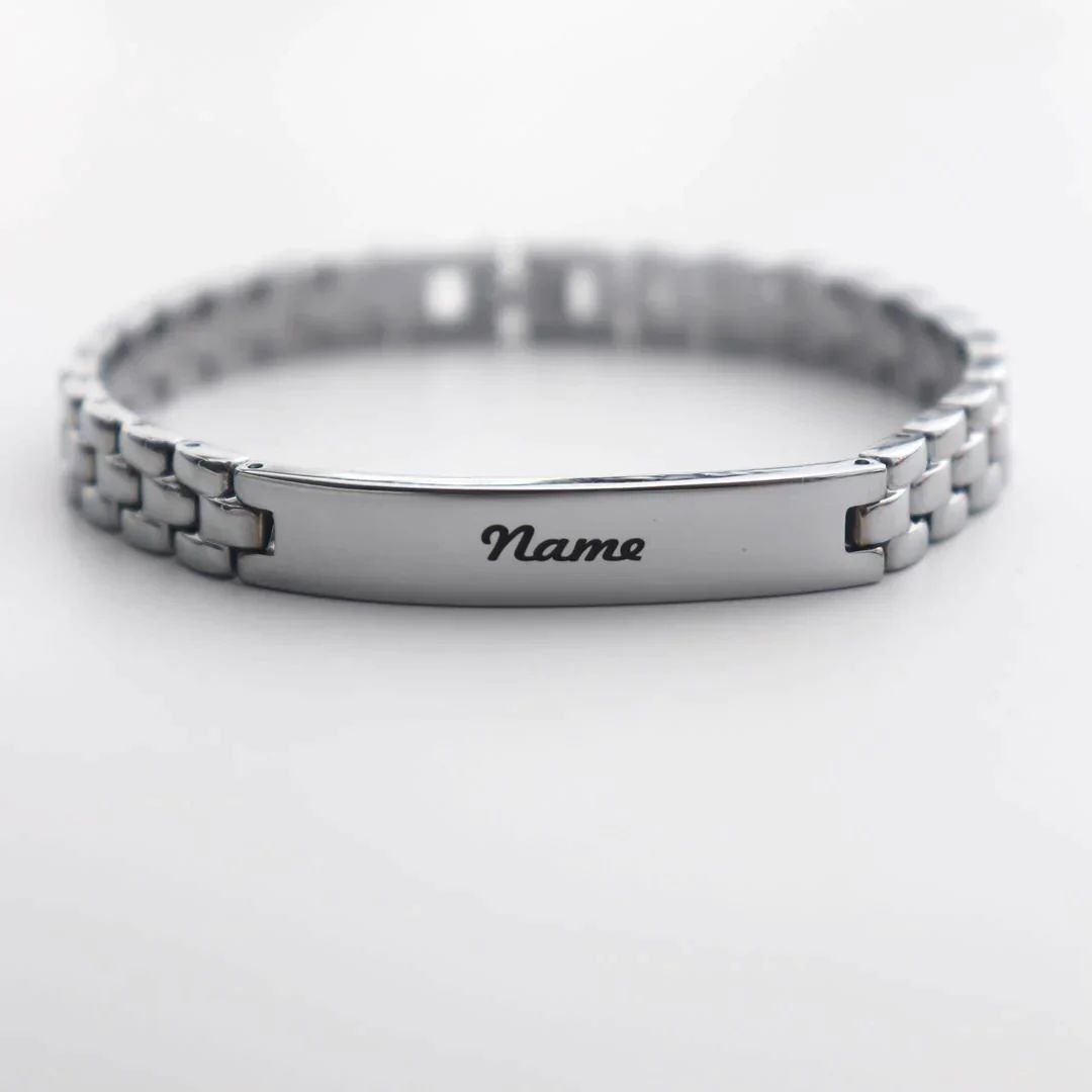 Personalized Name Chain Bracelet - Image 1