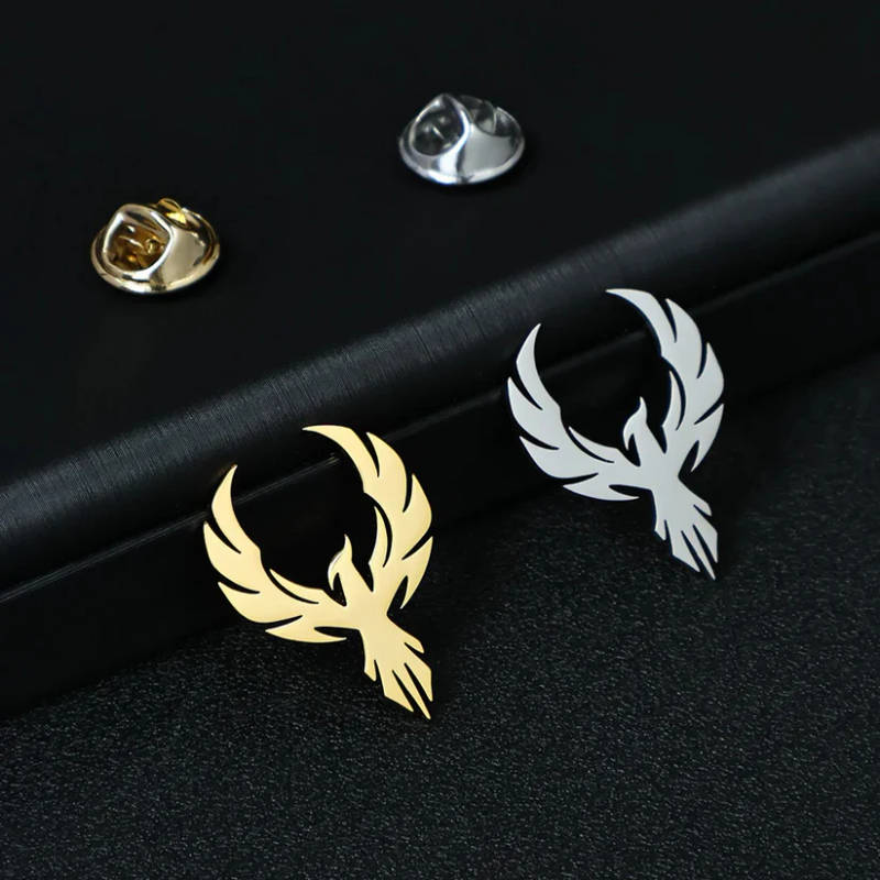 INZAVY The Rising Phoenix Brooch - 2
