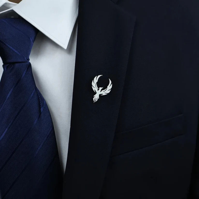 INZAVY The Rising Phoenix Brooch