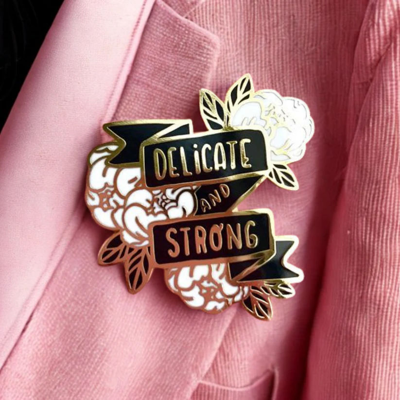 INZAVY The "Delicate and Strong" Floral Brooch