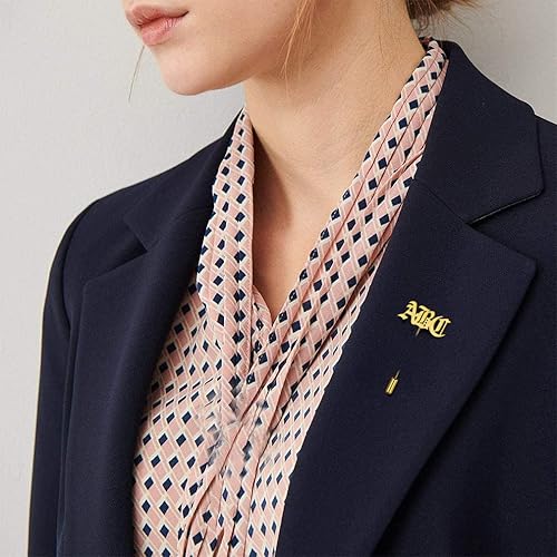INZAVY The Typographic Signature Stick Brooch