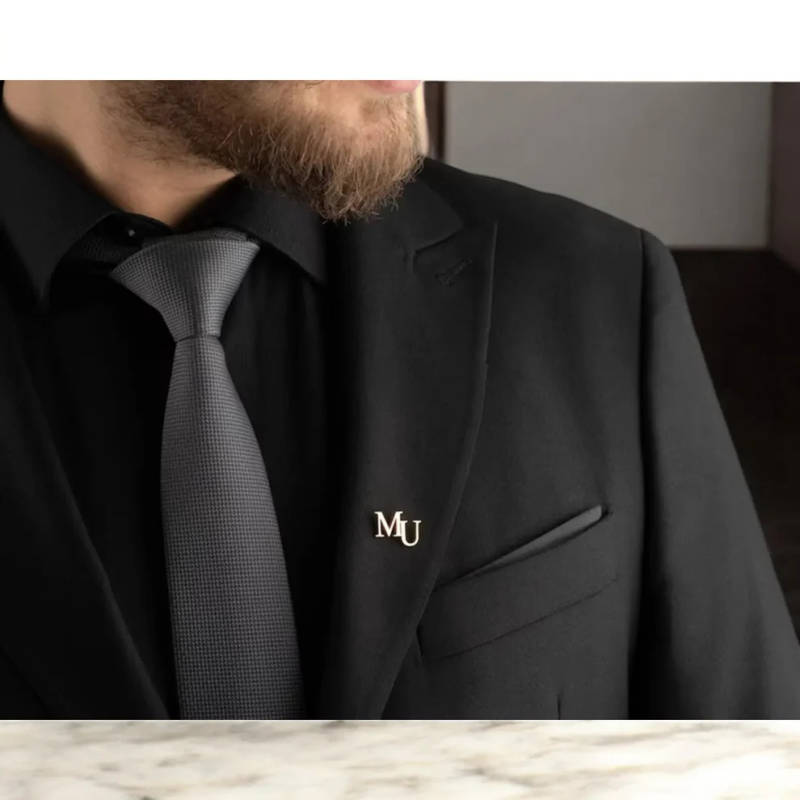 INZAVY The Executive Monogram Pin - 1