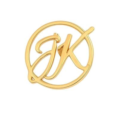 INZAVY The Halo Monogram Lapel Pin Brooch thumbnail 2