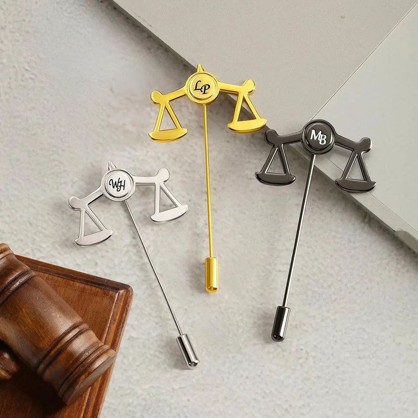 INZAVY The Jurist Monogram Brooch thumbnail 2