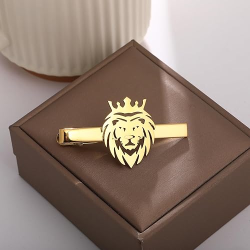 INZAVY The Sovereign Lion Tie Clip