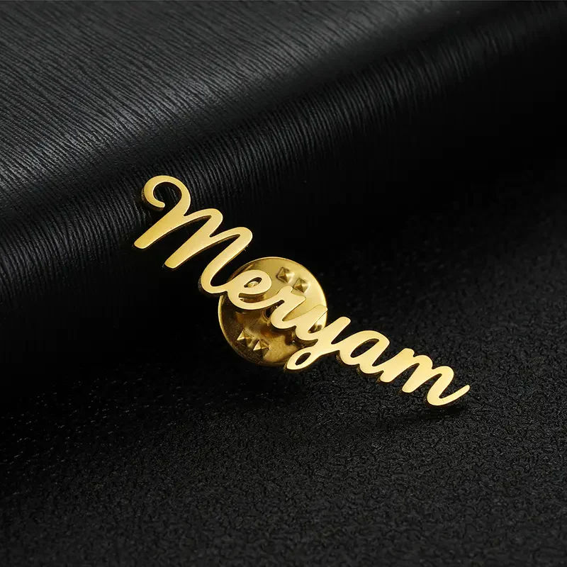 INZAVY The Signature Script Brooch thumbnail 3