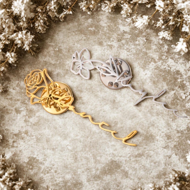 INZAVY The Botanical Signature Brooch thumbnail 2