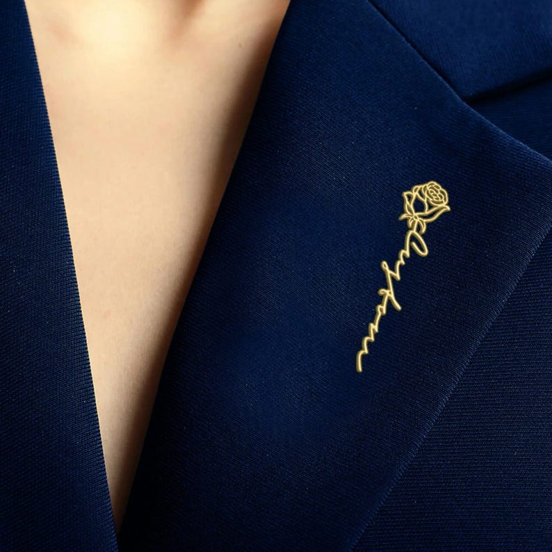 INZAVY The Botanical Signature Brooch