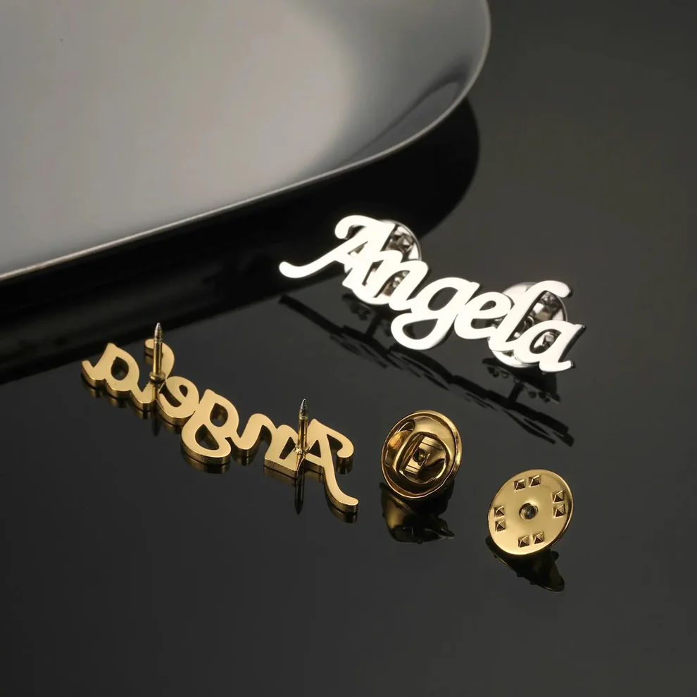 INZAVY The Signature Identity Brooch