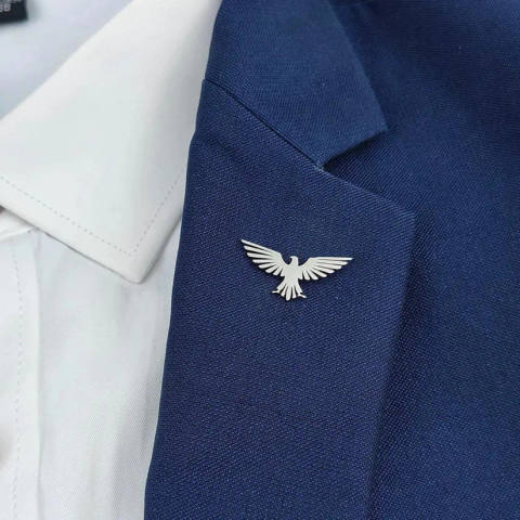 INZAVY The Soaring Eagle Lapel Pin