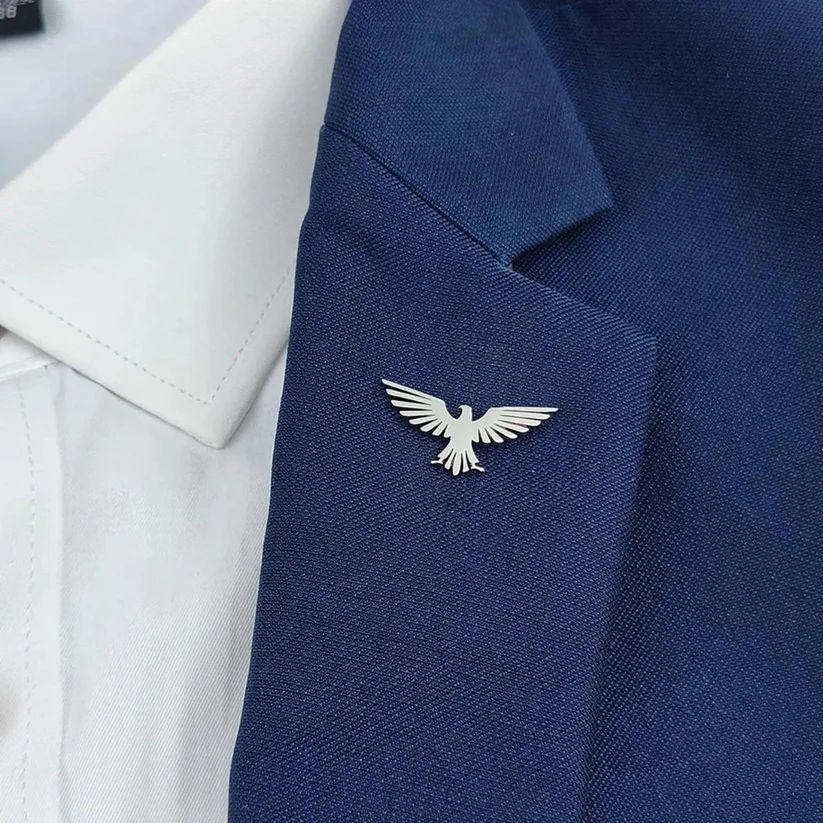 INZAVY The Soaring Eagle Lapel Pin