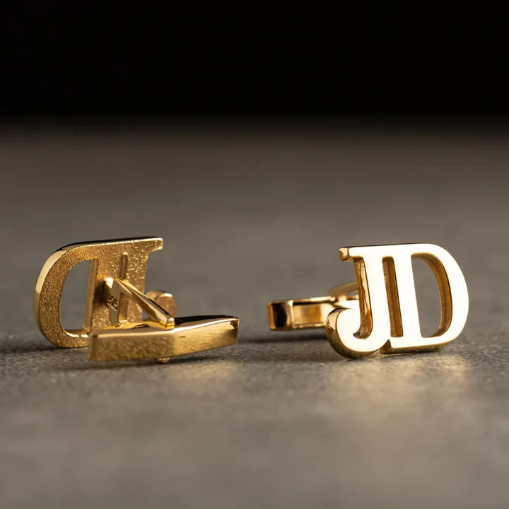 The INZAVY Legacy Initial Cufflinks