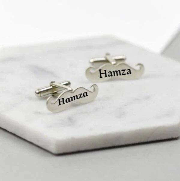 The INZAVY 'Dapper Name' Mustache Cufflinks thumbnail 3