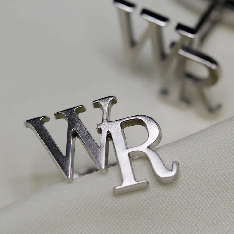 The INZAVY Bespoke Calligraphy Art Cufflinks thumbnail 2