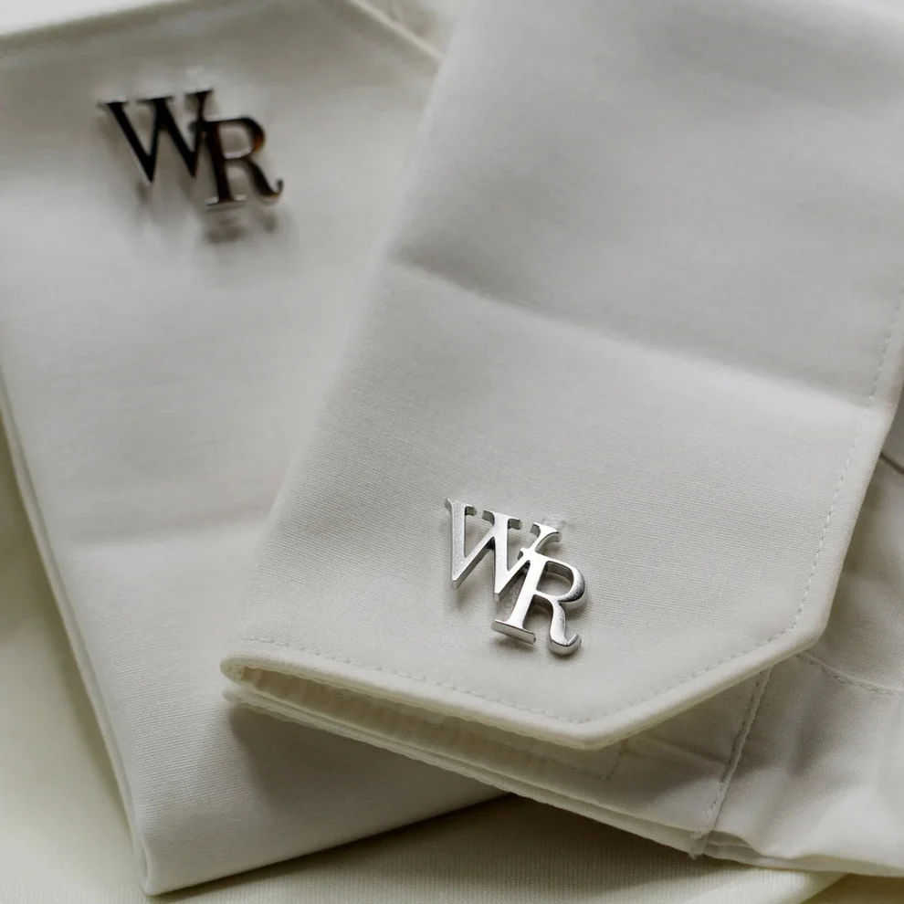 The INZAVY Bespoke Calligraphy Art Cufflinks
