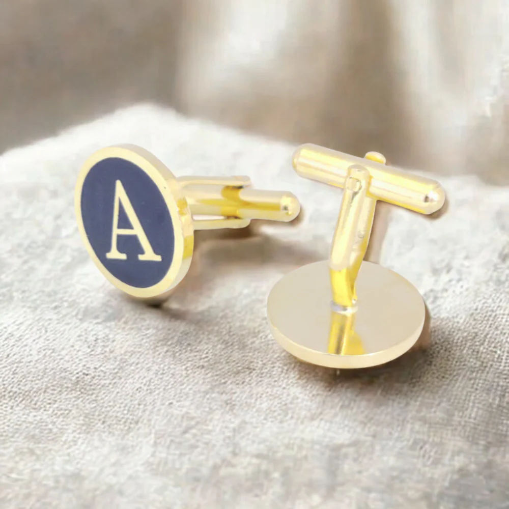 The INZAVY Sovereign Monogram Cufflinks