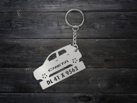 INZAVY Custom Vehicle Silhouette with Number Plate