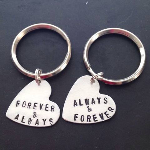The Eternal Vow Heart Keychain