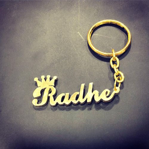 INZAVY Custom Crown Name Keychain